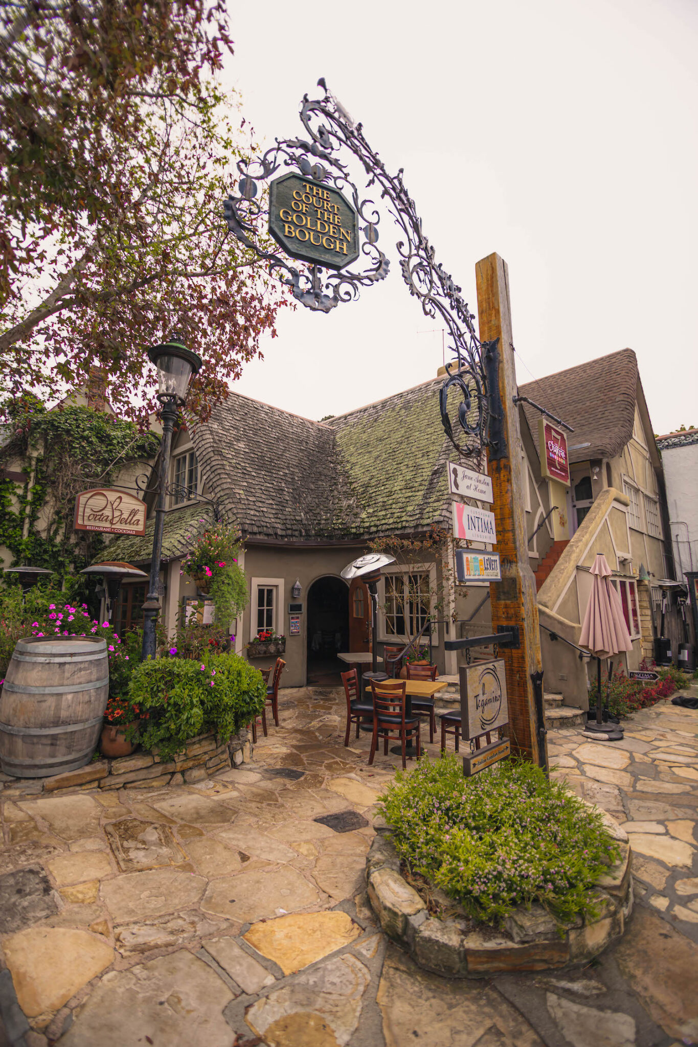 Charming courtyards found in Carmel, California.