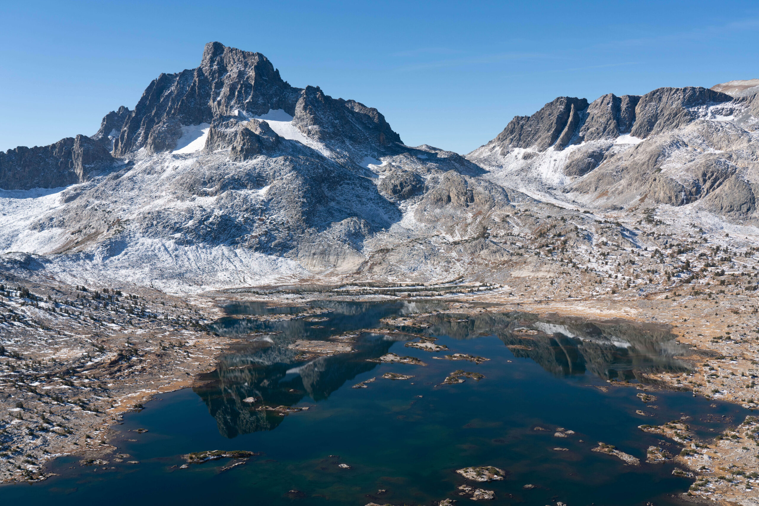 Views of Mammoth Lakes from Skytime helicopter ride. Photography by California Travel Escapes.