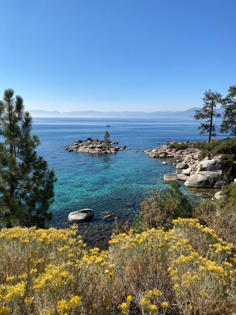 Lake Tahoe's Hidden Beach overlook. Photography by California Travel Escapes.