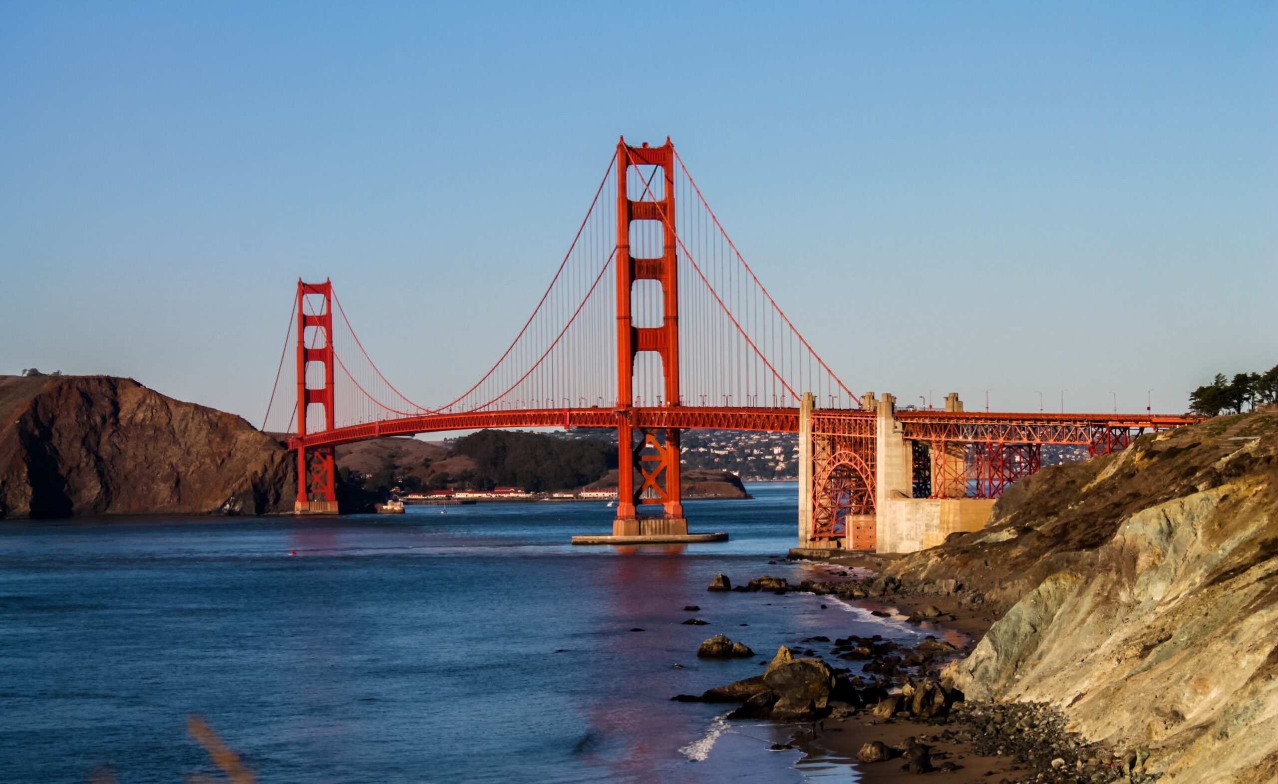 San Francisco Golden Gate Bridge on Highway 101.